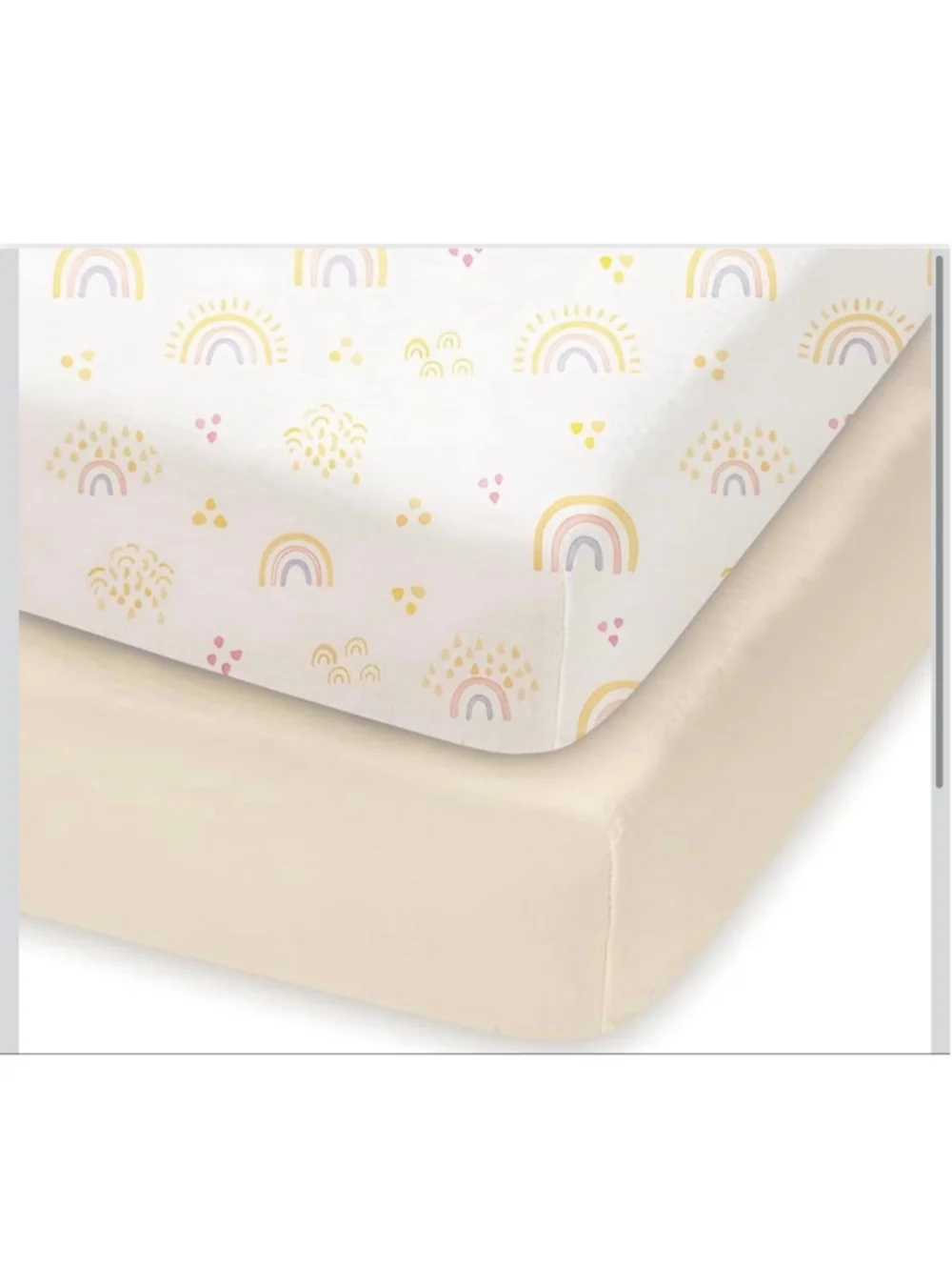 NEW Super Soft Mini Crib Bassinet Fitted 2 Pack, 36x24” Sheets